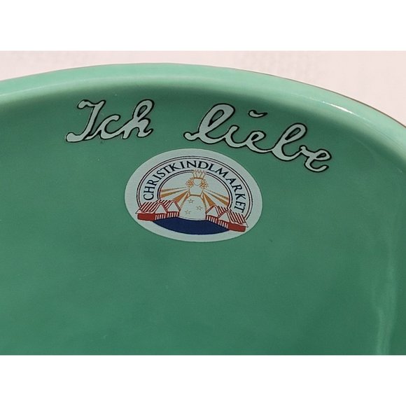 Chicago Christkindlmarket Mug German Holiday Market Heart Mug 2018 Ich liebe - Picture 5 of 7